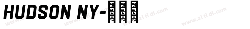 Hudson NY字体转换